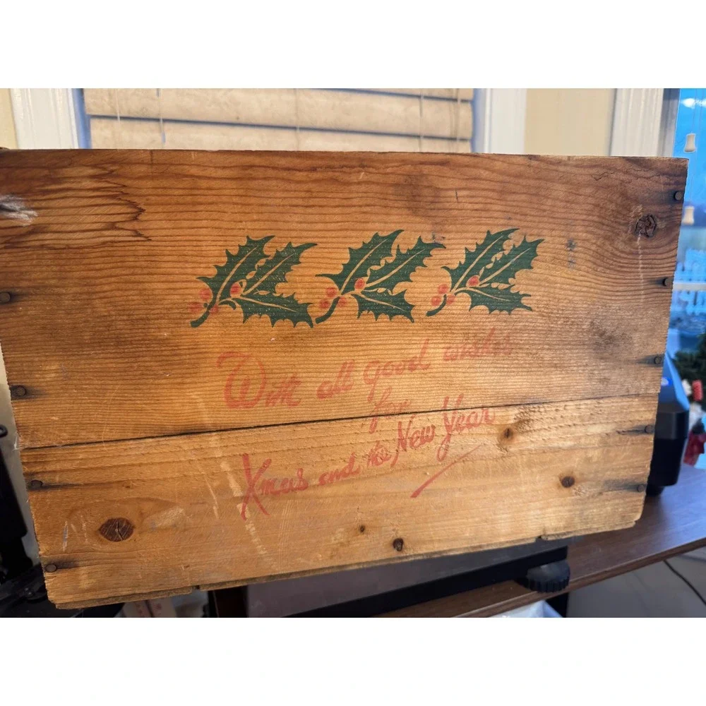 Vintage Haig & Haig‎ Blended Scotch Whisky Wooden Crate Display Decor